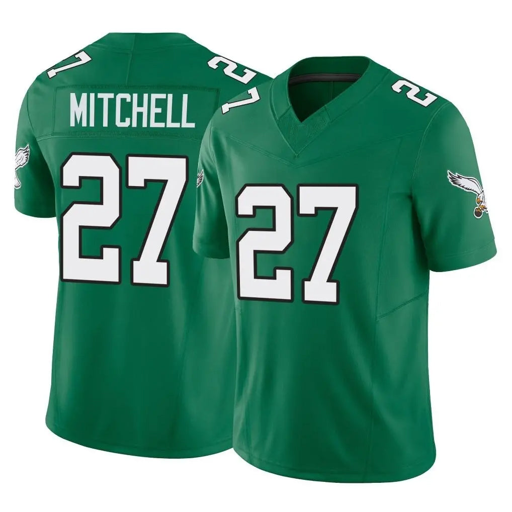 Jdoa P.Eagles #27 Quinyon Mitchell Player Green Kelly Alternate Vapor F.U.S.E. Home Game Stitched Jerseys