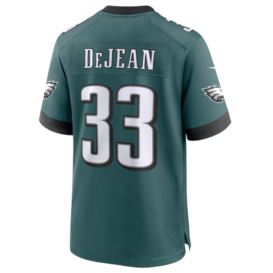 Jdoa P.Eagles #33 Cooper DeJean Green 2024 Draft Alternate Player Game Jersey Stitched American Stitched Jersey