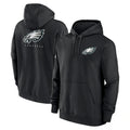 Jdoa P.Eagles Black Military Hoodie Game Stitched Jerseys