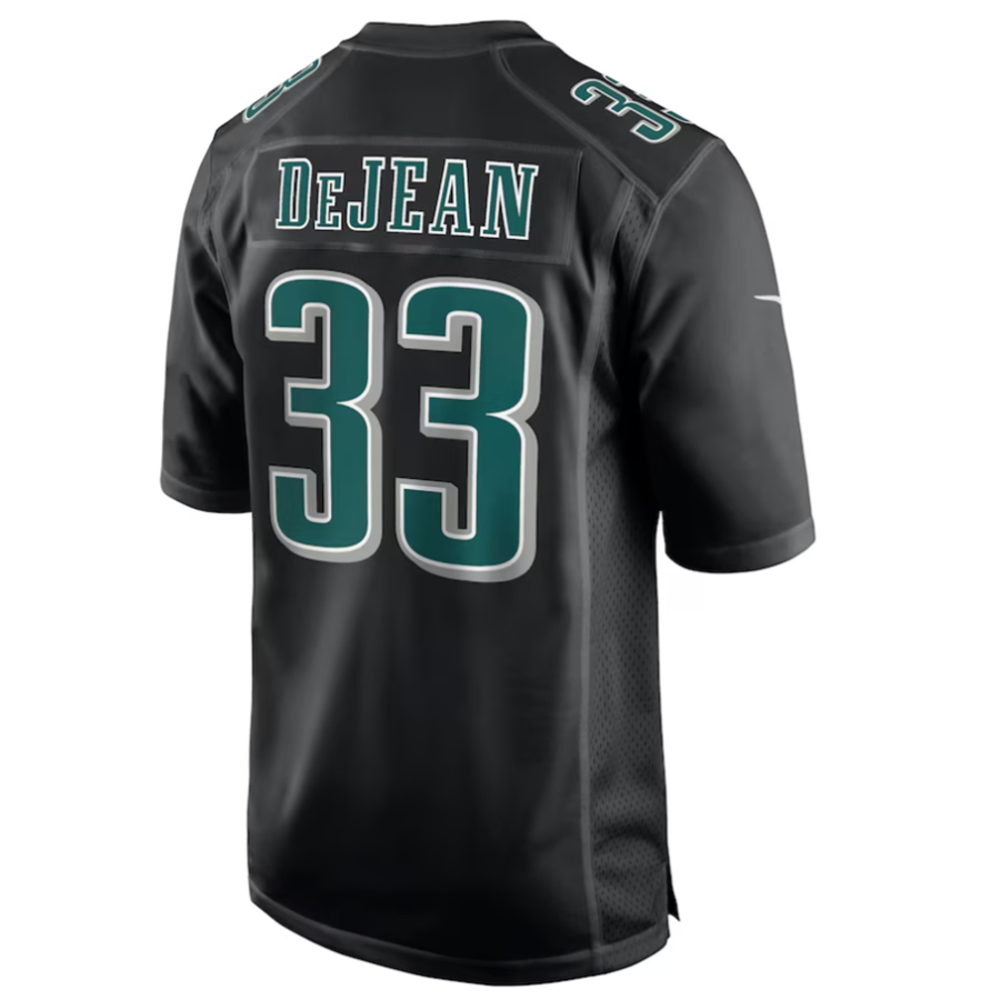 Jdoa P.Eagles #33 Cooper DeJean Player Carbon Black Super Bowl LIX Fashion Game Player Stitched Jersey