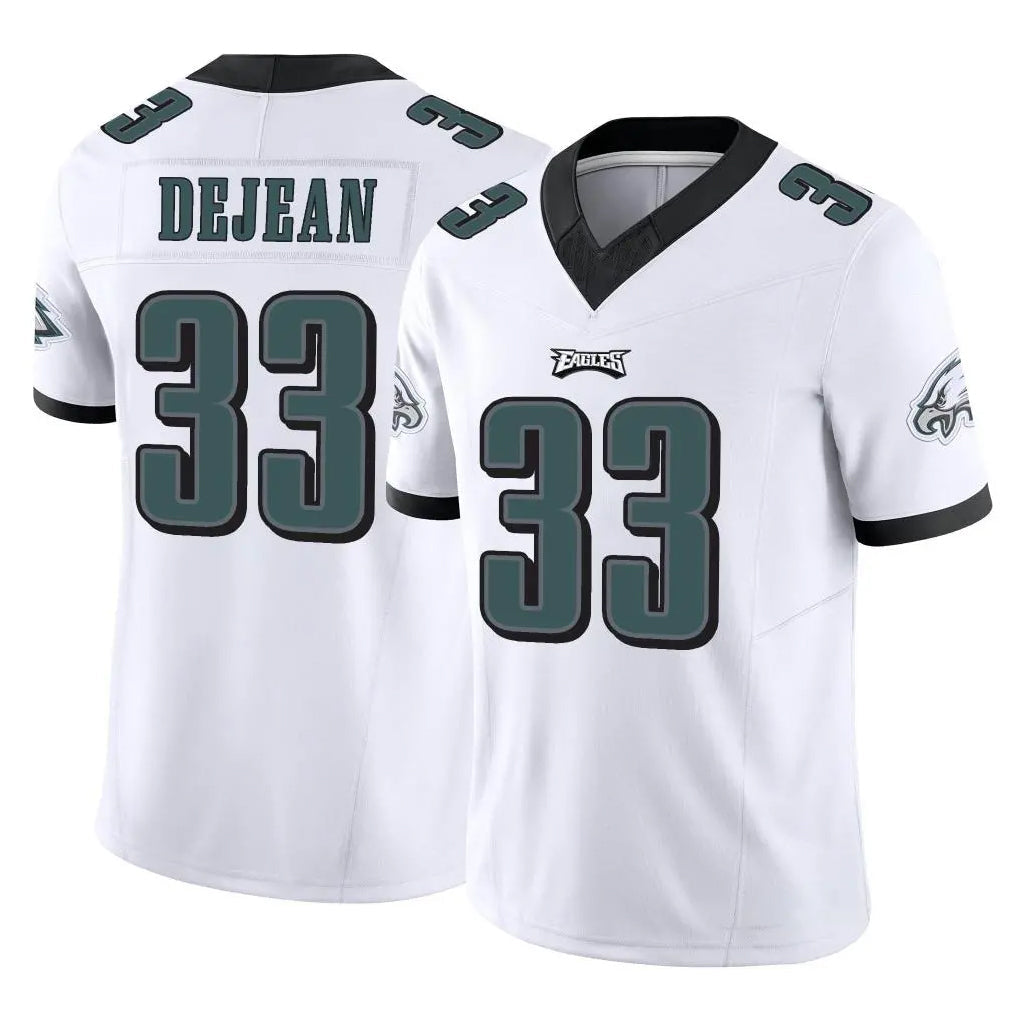 Jdoa P.Eagles #33 Cooper DeJean Player White Limited Vapor F.U.S.E. Home Game Stitched Jerseys