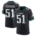 Jdoa P.Eagles #51 Cam Jurgens Player Black Game Home Stitched Jerseys