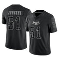 Jdoa P.Eagles #51 Cam Jurgens Player Black Reflective Limited Home Game Stitched Jerseys
