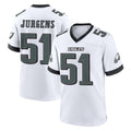 Jdoa P.Eagles #51 Cam Jurgens Player White Game Home Stitched Jerseys