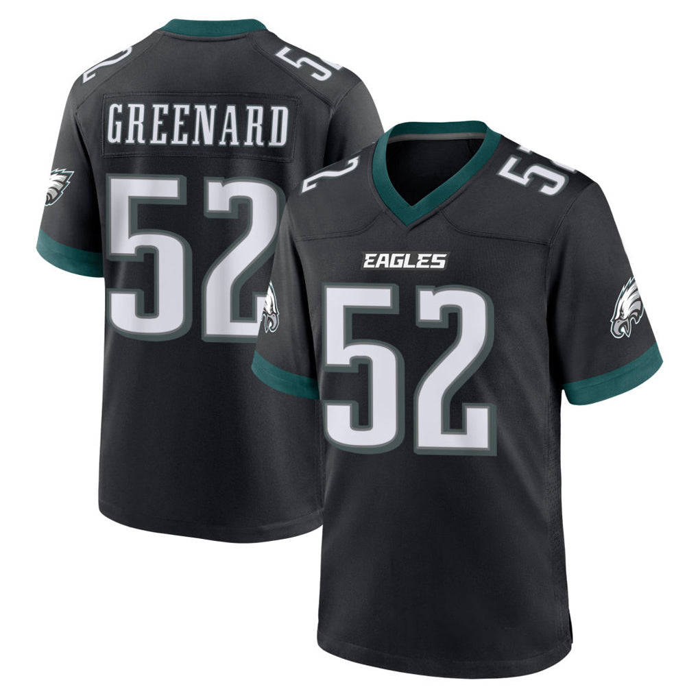 Jdoa P.Eagles #52 Jonathan Greenard Player Black Game Home Stitched Jerseys
