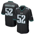 Jdoa P.Eagles #52 Jonathan Greenard Player Black Home Game Stitched Jerseys