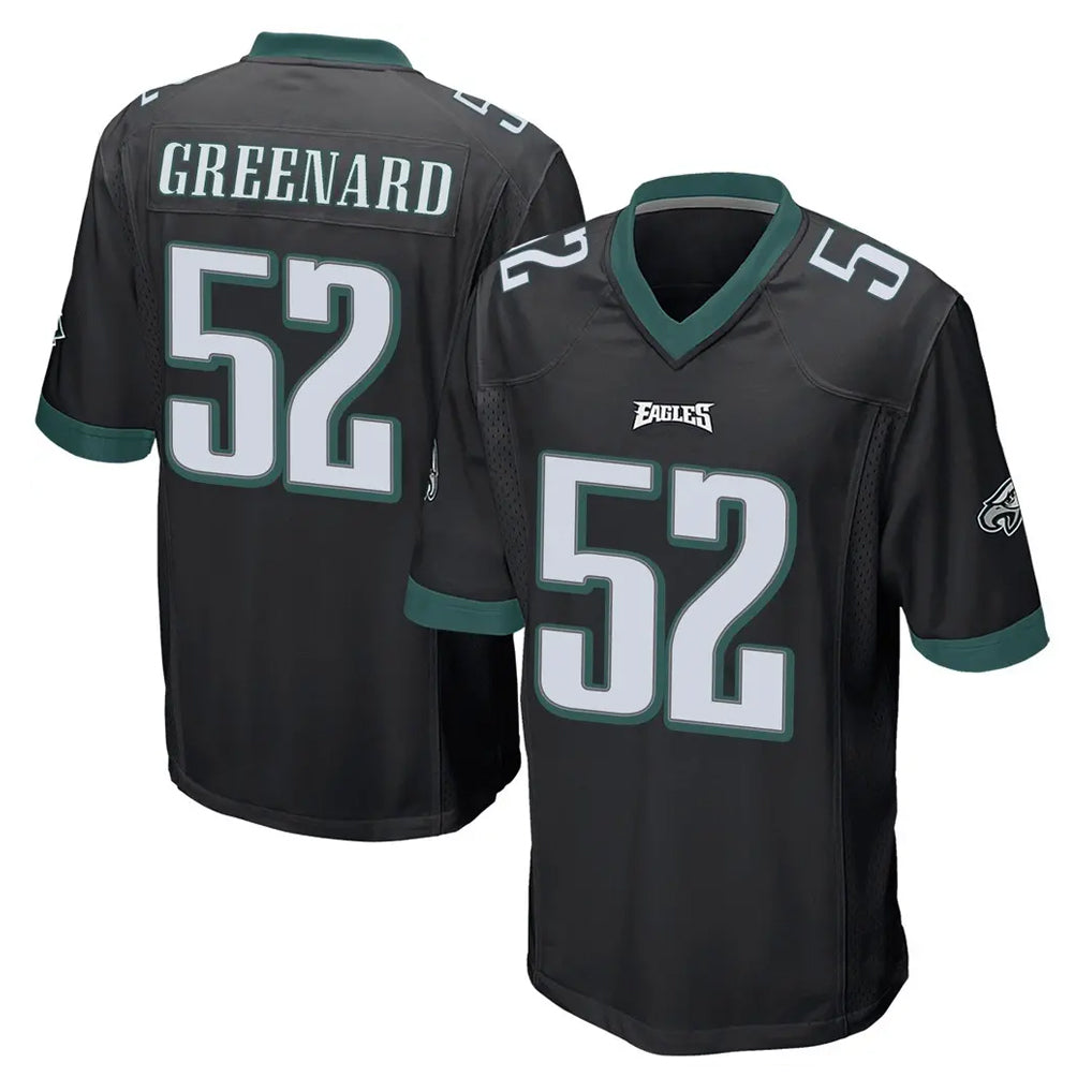 Jdoa P.Eagles #52 Jonathan Greenard Player Black Home Game Stitched Jerseys