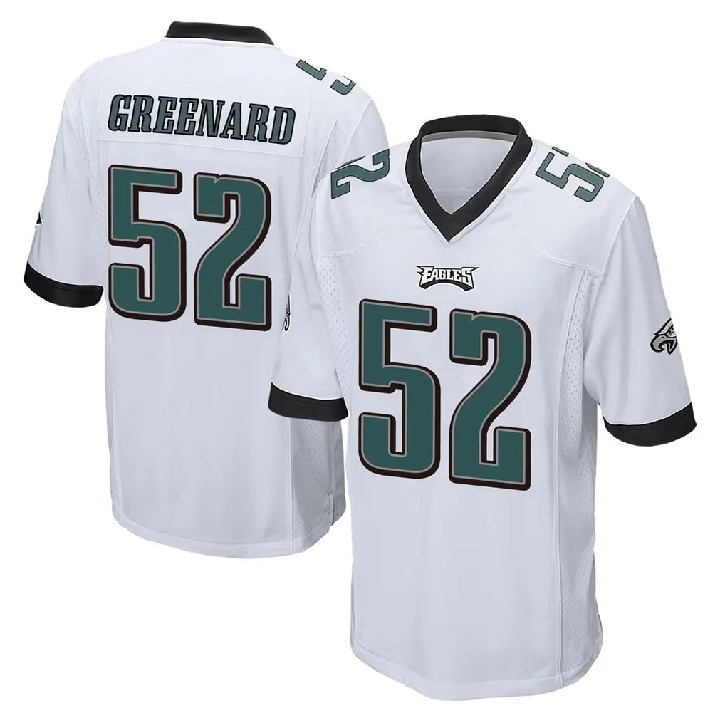 Jdoa P.Eagles #52 Jonathan Greenard Player White Home Game Stitched Jerseys