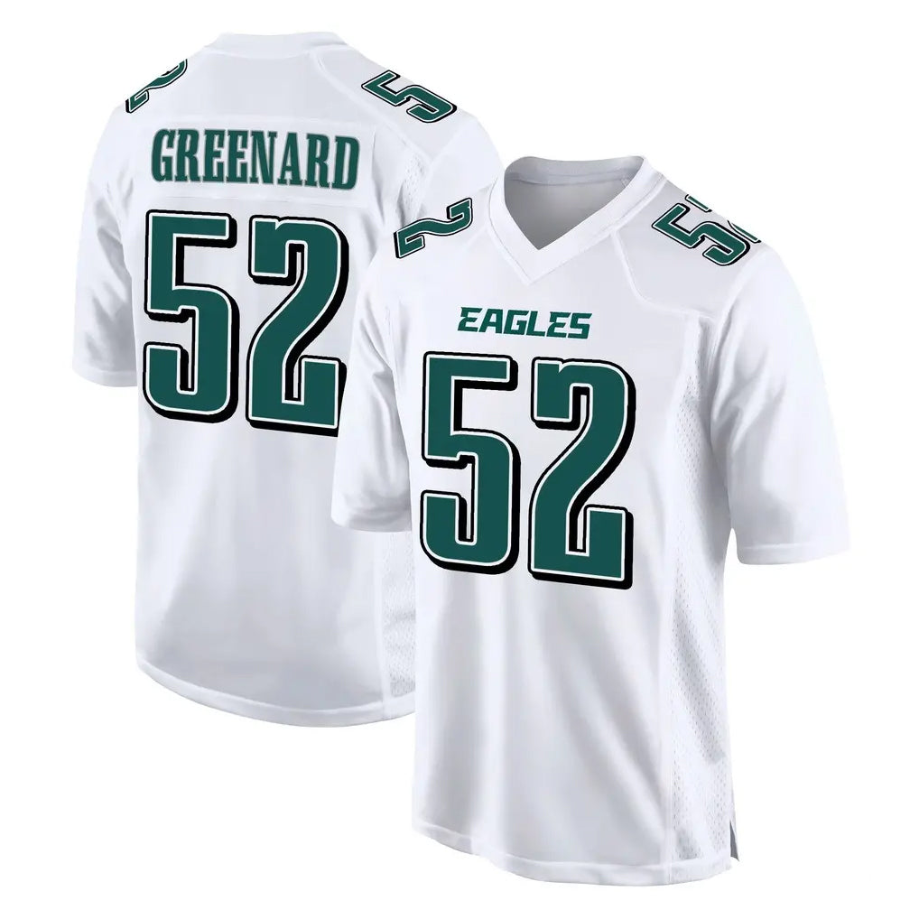 Jdoa P.Eagles #52 Jonathan Greenard Player White Tundra Fashion Home Game Stitched Jerseys
