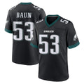 Jdoa P.Eagles #53 Zack Baun Player Black Game Home Stitched Jerseys