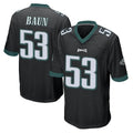 Jdoa P.Eagles #53 Zack Baun Player Black Home Game Stitched Jerseys