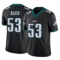 Jdoa P.Eagles #53 Zack Baun Player Black Limited Vapor F.U.S.E. Home Game Stitched Jerseys
