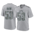 Jdoa P.Eagles #53 Zack Baun Player Gray Atmosphere Fashion Home Game Stitched Jerseys