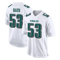 Jdoa P.Eagles #53 Zack Baun Player White Tundra Fashion Home Game Stitched Jerseys
