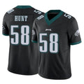 Jdoa P.Eagles #58 Jalyx Hunt Player Black Limited Vapor F.U.S.E. Home Game Stitched Jerseys