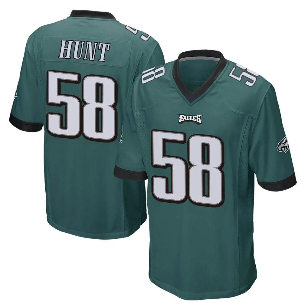 Jdoa P.Eagles #58 Jalyx Hunt Player Team Color Green Home Game Stitched Jerseys