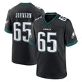 Jdoa P.Eagles #65 Lane Johnson Player Black Game Home Stitched Jerseys