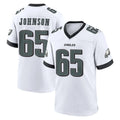 Jdoa P.Eagles #65 Lane Johnson Player White Game Home Stitched Jerseys