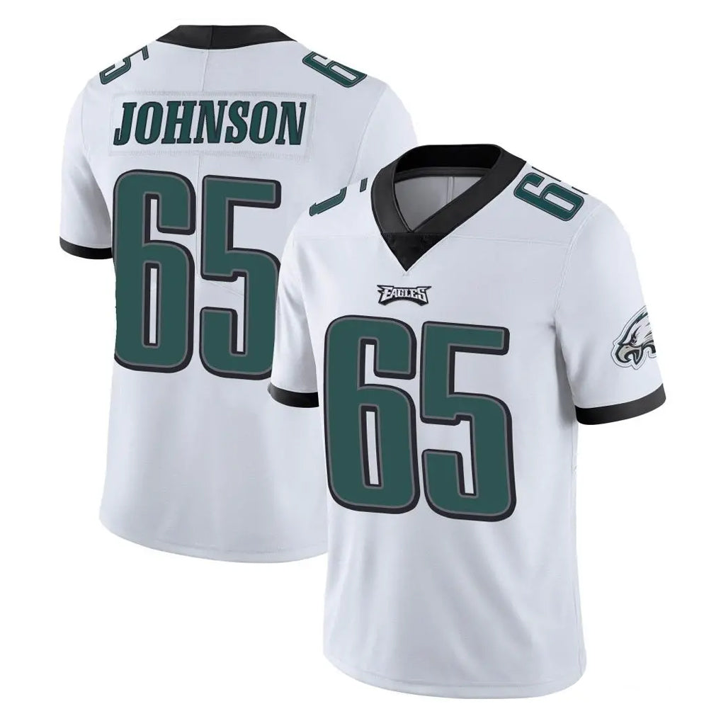 Jdoa P.Eagles #65 Lane Johnson Player White Limited Vapor Untouchable Home Game Stitched Jerseys