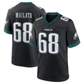 Jdoa P.Eagles #68 Jordan Mailata Player Black Game Home Stitched Jerseys