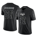 Jdoa P.Eagles #69 Landon Dickerson Player Black Reflective Limited Home Game Stitched Jerseys