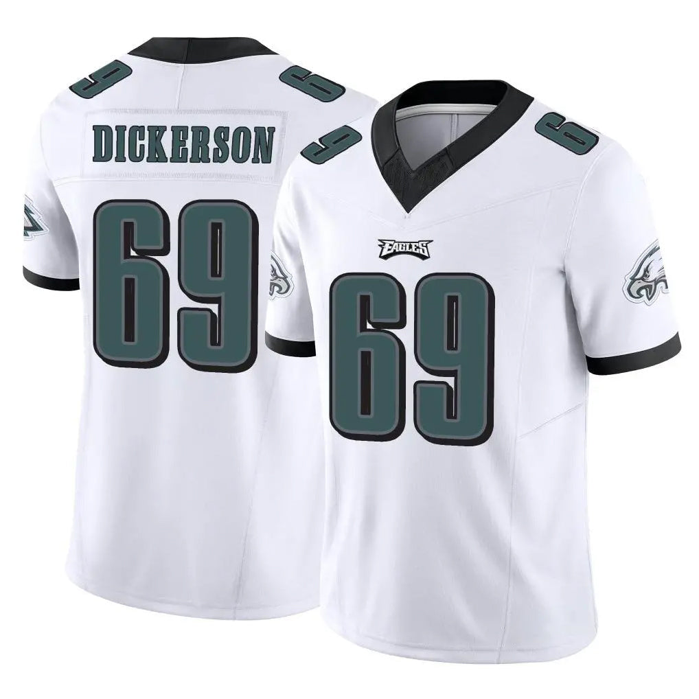 Jdoa P.Eagles #69 Landon Dickerson Player White Limited Vapor F.U.S.E. Home Game Stitched Jerseys