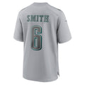 Jdoa P.Eagles #6 DeVonta Smith Gray Atmosphere Fashion Game Stitched Jerseys