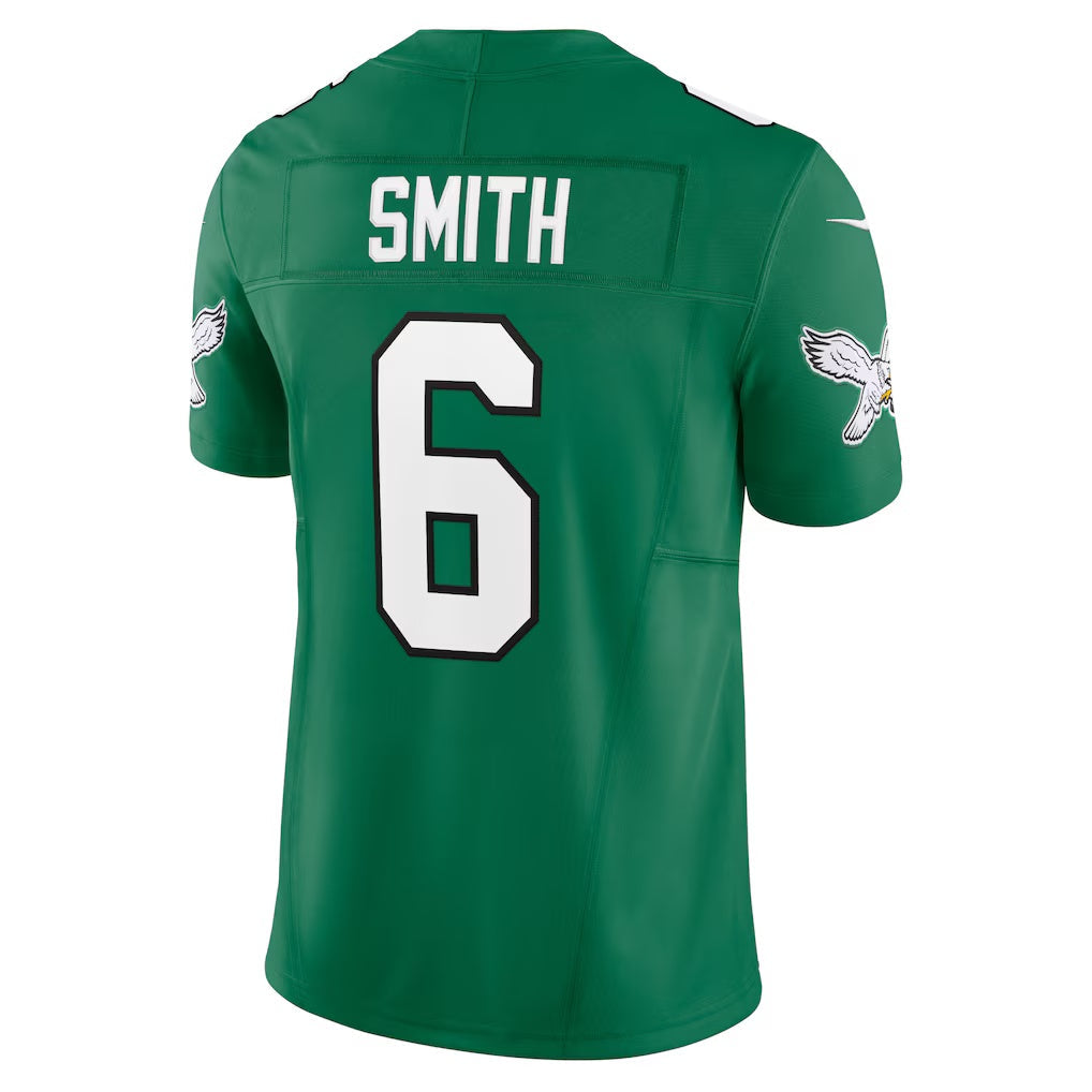 Jdoa P.Eagles #6 DeVonta Smith Kelly Green Vapor F.U.S.E. Limited Stitched Jerseys