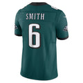 Jdoa P.Eagles #6 DeVonta Smith Midnight Green Vapor F.U.S.E. Limited Stitched Jerseys