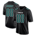 Jdoa P.Eagles #88 Dallas Goedert Player Carbon Black Fashion Home Game Stitched Jerseys