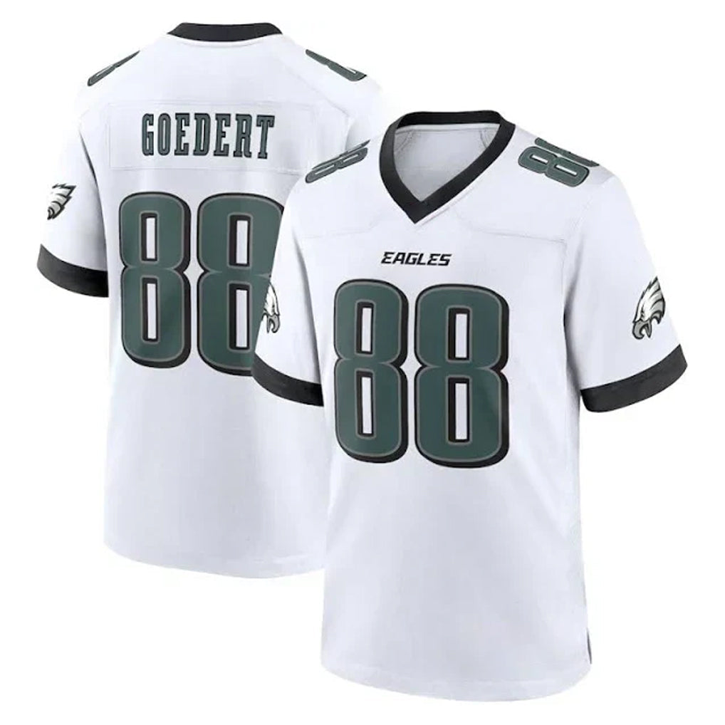 Jdoa P.Eagles #88 Dallas Goedert Player White Game Home Stitched Jerseys