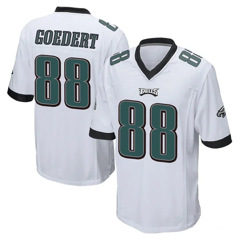 Jdoa P.Eagles #88 Dallas Goedert Player White Home Game Stitched Jerseys