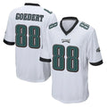 Jdoa P.Eagles #88 Dallas Goedert Player White Home Game Stitched Jerseys