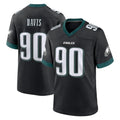 Jdoa P.Eagles #90 Jordan Davis Player Black Game Home Stitched Jerseys