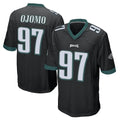 Jdoa P.Eagles #97 Moro Ojomo Player Black Home Game Stitched Jerseys