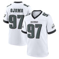 Jdoa P.Eagles #97 Moro Ojomo Player White Game Home Stitched Jerseys