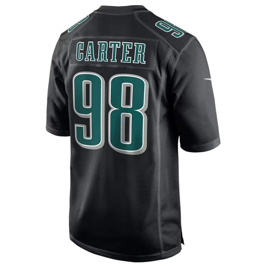 Jdoa P.Eagles #98 Jalen Carter Player Black Fashion Game Stitched Jerseys