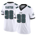 Jdoa P.Eagles #98 Jalen Carter Player White Limited Vapor F.U.S.E. Home Game Stitched Jerseys