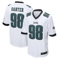 Jdoa P.Eagles #98 Jalen Carter White Game Stitched American Stitched Jerseys