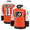Jdoa P.Flyers #11 Travis Konecny Burnt Orange Home Premium Jerseys