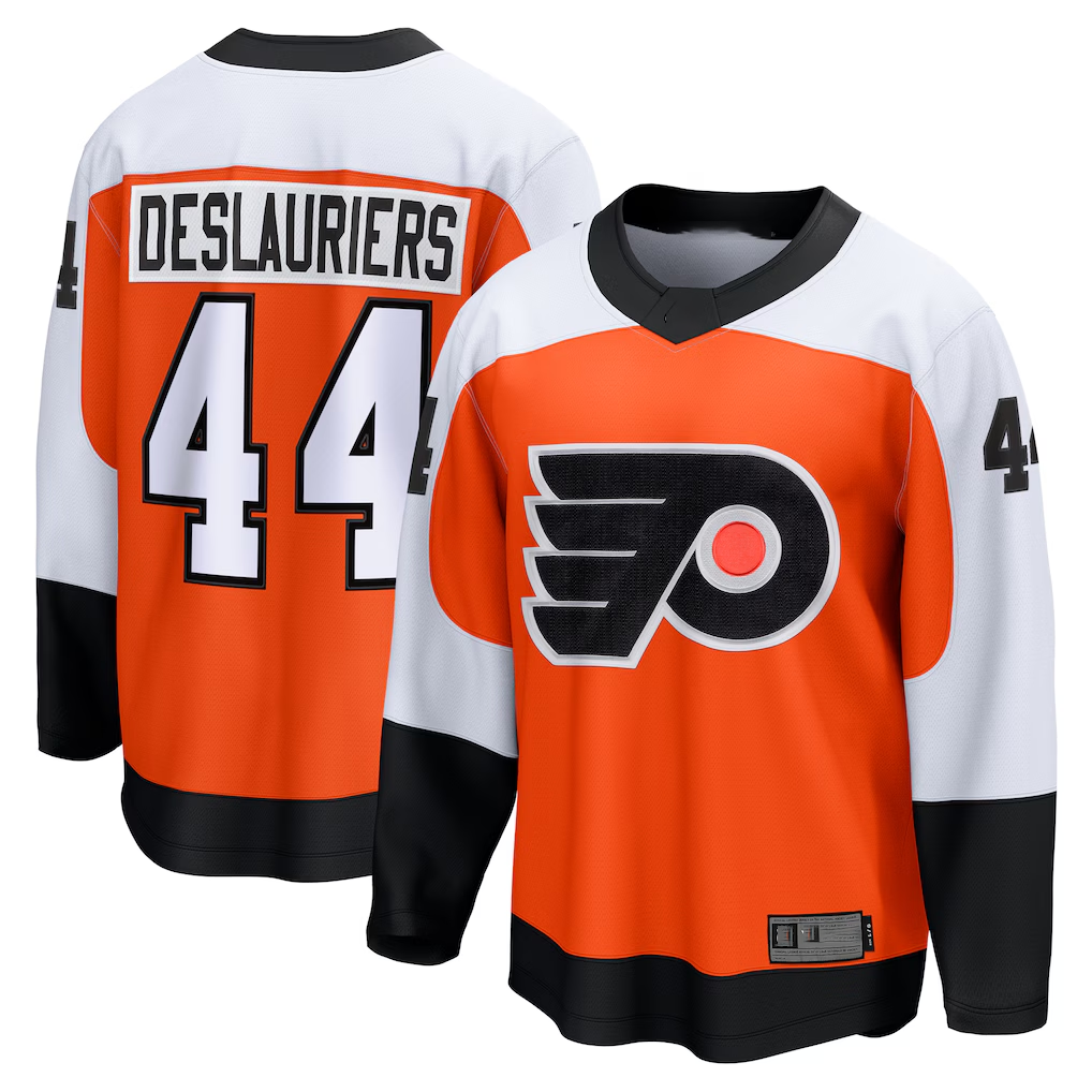 Jdoa P.Flyers #44 Nicolas Deslauriers Orange Home Premier Breakaway Player Jerseys