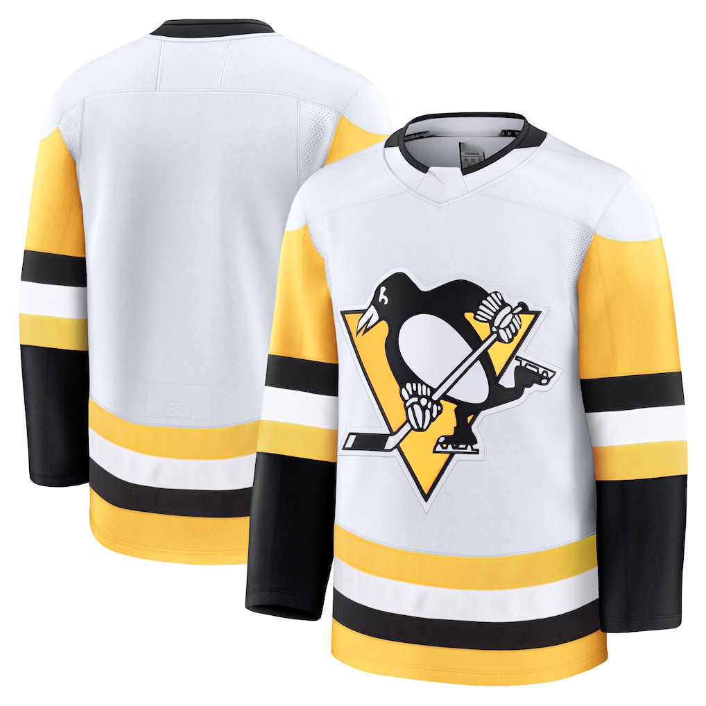 Jdoa P.Penguins White Away Premium Jerseys