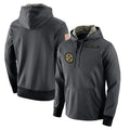 Jdoa P.Steelers Gray Pullover Hoodies Limited Blank Player Stitched Jerseys
