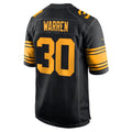 Jdoa P.Steelers #30 Jaylen Warren Black Alternate Game Stitched Jerseys