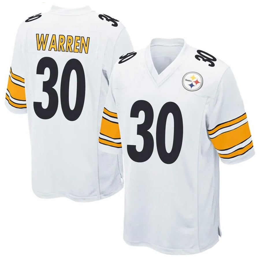 Jdoa P.Steelers #30 Jaylen Warren Player Game White Stitched Jerseys