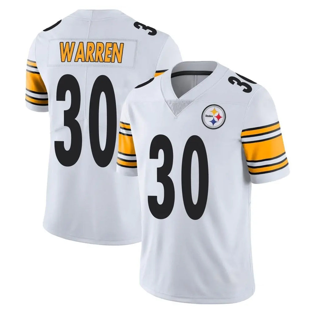 Jdoa P.Steelers #30 Jaylen Warren Player White Limited Vapor Untouchable Home Game Stitched Jerseys