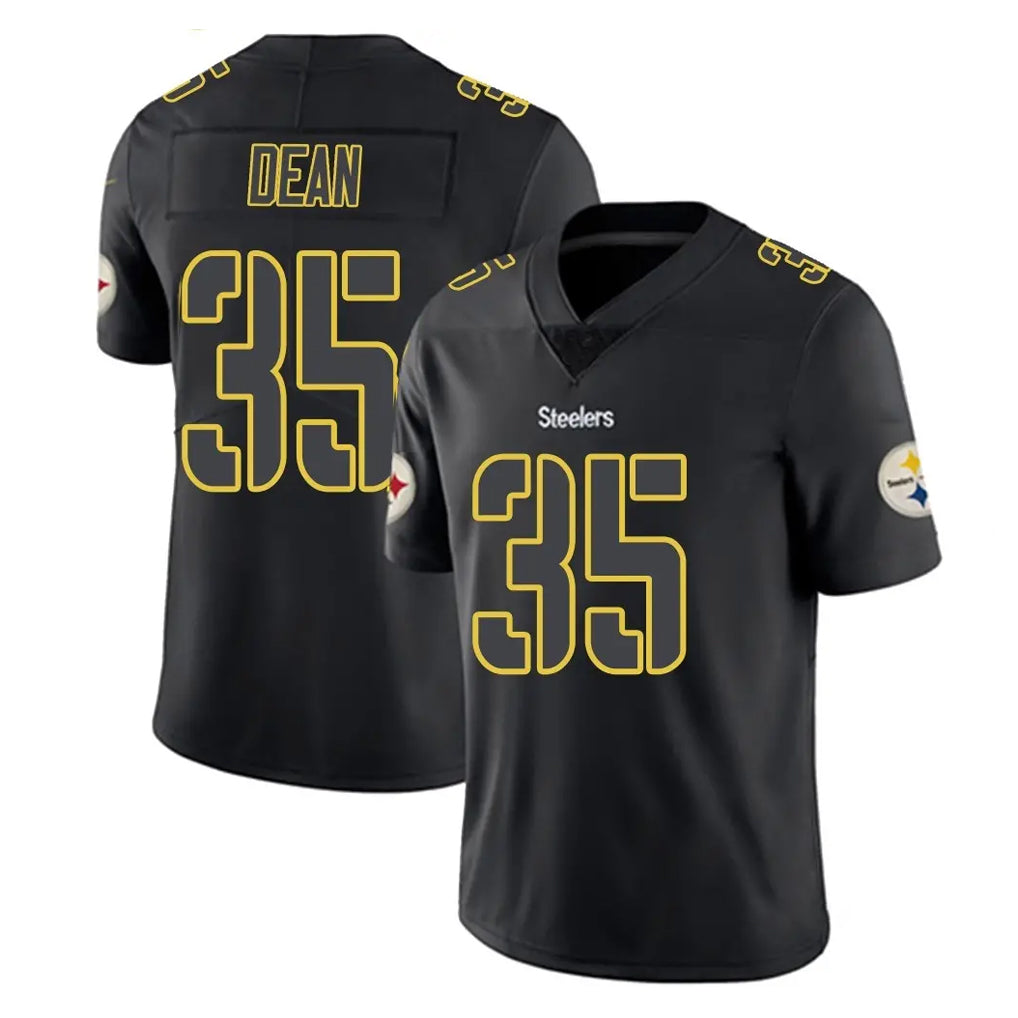 Jdoa P.Steelers #35 Jamel Dean Player Black Impact Limited Home Game Stitched Jerseys