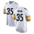 Jdoa P.Steelers #35 Jamel Dean Player White Home Game Stitched Jerseys