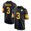 Jdoa P.Steelers #3 Jaquan Brisker Player Black Color Rush Home Game Stitched Jerseys