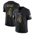 Jdoa P.Steelers #4 DK Metcalf Player Black Impact Limited Home Game Stitched Jerseys